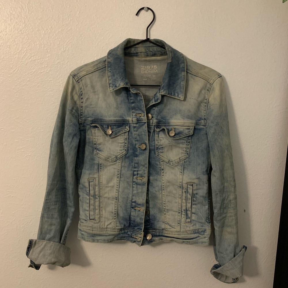 zara distressed jean jacket